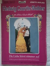 Hedwig Courths-Mahler 4 Romanhefte Schmöker Groschenroman Sammeln Bastei Verlag