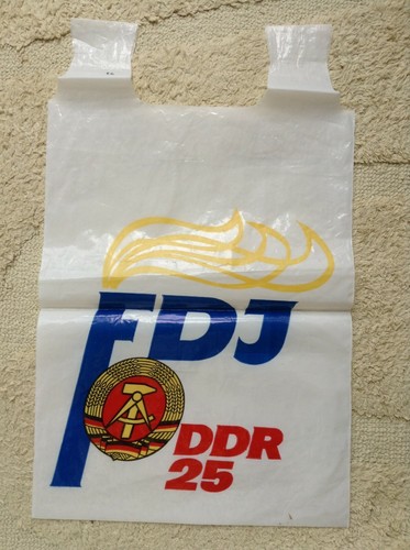 Original ddr plastiktüte - original, ddr-plastiktüte:
