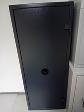 Grauer Stahlschrank Sicherheitsstufe A mit Innenfach Sicherheitsstufe B-125 KG 