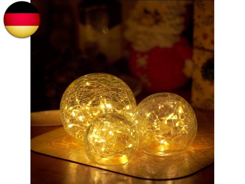 Led glaskugel lichterketten - led,