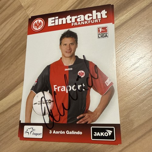 Autogrammkarte eintracht - autogrammkarte,