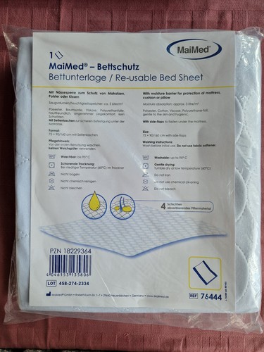 Bettunterlage maimed 75x90 - bettunterlage, 75x90/160