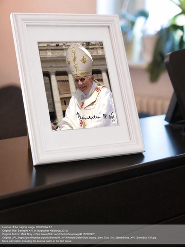 Repro autogramm papst - repro-autogramm,