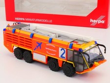 Herpa 090094 Ziegler Flugfeldlöschfahrzeug Flughafen Hamburg OVP 1705-29-10