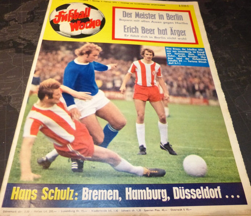 Fußball woche 1973 hans - fußball,