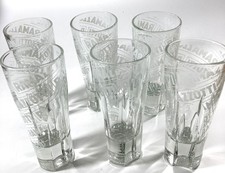 6 " RAMAZZOTTI " Edition - Gläser - Aperitif-/ Digestif Glas Diagonalschriftzug