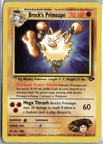 Pokémon karte brock - pokémon, brock's