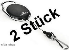 Durable Ausweishalter x 2 JOJO STYLE Federhaken Skipasshalter Ausweisjojo