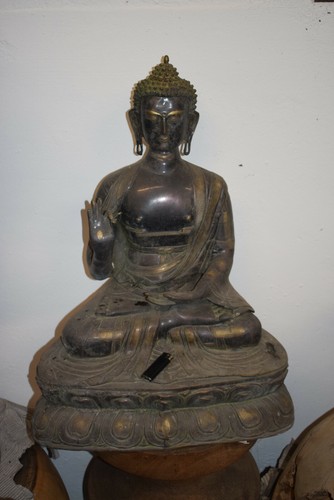 Sehr großer bronze - sehr, bronze-buddha