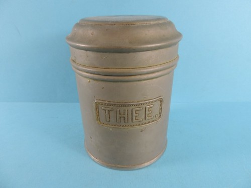 Alte metalldose thee um - ,