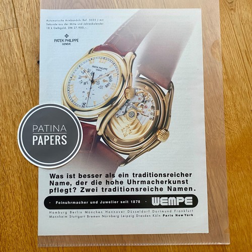 1999 patek philippe - 1999, 5035