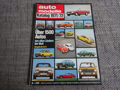Auto katalog 1971 - katalog, 1971/72