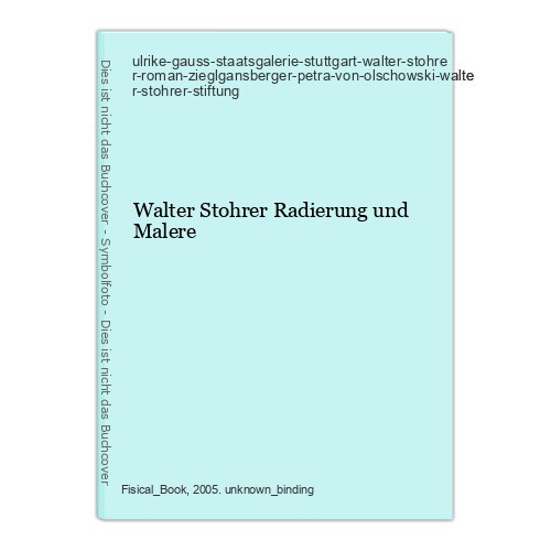 Walter stohrer radierung - stohrer, und
