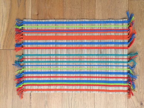 Zara home tischset bast bunt - zara,