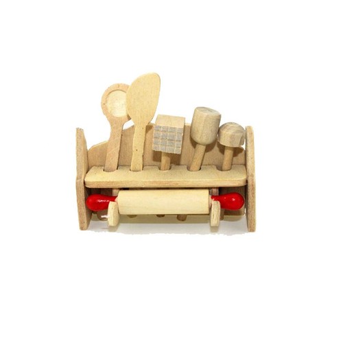 Miniatur küchenregal set 1set - miniatur,