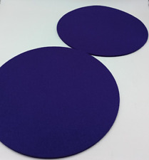 Stuhl Sitzauflage Hey Sign Schurwolle 2 Stück Rund 40 cm Lila Pflaume 