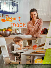 Chicco Esszimmerstuhl Pocket Snack Kindersitzerhöhung 6 Monaten bis 15 kg grün