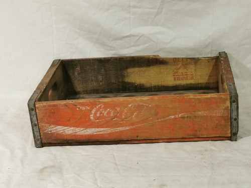 Coca cola holzkiste rot - coca,