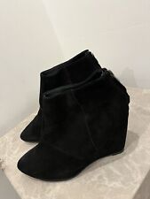 Aldo Keilabsatz Wedges Ankle Boots Stiefeletten 40 Echt Wildleder 