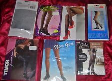 Paket KONVOLUT 7 x gemusterte Lurex und Netz Fein Strumpfhosen Gr. 38-40 OVP