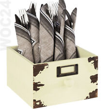 Besteckhalter Besteckkasten Besteckbox Serviettenhalter Tisch Serviettenspender