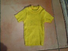 Vintage: Kinderkleidung, Jungen,  Pulli, gelb, Gr. 86, Kurzarm