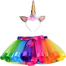2-4 Jahre Regenbogen Tutu