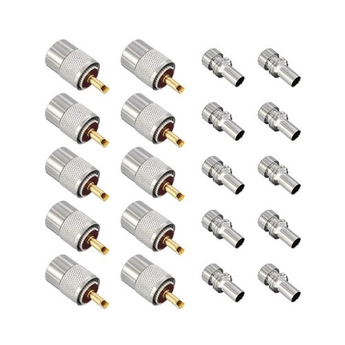 10x uhf 259 lötstecker - 10x, pl-259