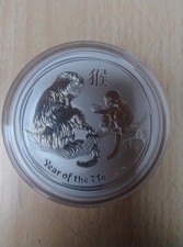 Lunar II Jahr des Affen 2016 5Oz Silber Sammlerstück geringe Auflage Top Zustand