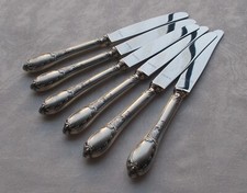 *RAR* Seltenes Menümesser 22cm. Mod.3264 Rokoko 925 Sterlingsilber Koch&Bergfeld