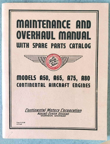 Workshop manual and spare part