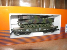 Roco Minitanks 802 Schwerlastwagen Rlmmp + Leopard 2 Bundeswehr