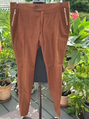 Edle cognac braunfarbene hose - cognac-/braunfarbene,