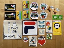 Konvolut Sticker Aufkleber Reklame 70er 80er Jahre RAR Sammlung