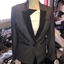 Blazer Gr.36 Grau Business Neu Jacket Jacke Event Standesamt Hochzeit Kostüm