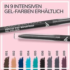 3x Manhattan Endless Stay Waterproof Gel Eyeliner verschiedene Farben
