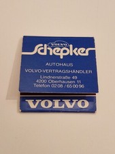 Streichholzheftchen, Volvo