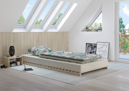 Niederflurbett metallfrei