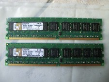 2 x Kingston KVR533D2E4/1G Speicher RAM 240 pin DIMM DDR2 ECC PC2 4200 533 MHz
