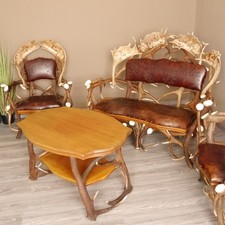 Geweihmöbel Sitzbank 2