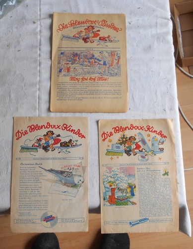 Werbeheft comic die - die, blendax