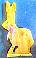 Osterhase Hase Holz Echtholz Figur Dekofigur Ostern Höhe 59 cm Ausfstellfigur
