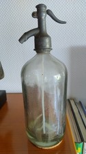 Alte Siphon Soda Flasche aus