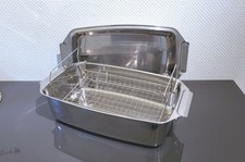 Fissler Bräter - 3-teilig - Fischtopf mit Sieb - Spargeltopf - Edelstahl