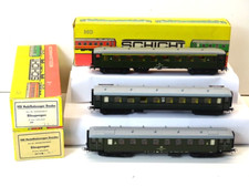 Piko Schicht H0 3x Personenwagen DR Eilzugwagen DDR Wagen in OVP - Set 95