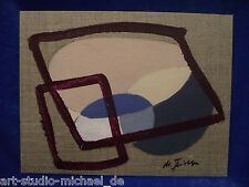 Michael Feicht (geb. 1959) "Kreiskomposition mit geometrischen Figuren" abstrakt