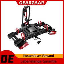 Fahrradträger für 2 Fahrräder / E-Bikes Vormontiert mit Rückleuchten Faltbar