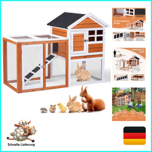 Kaninchenstall holz - kaninchenstall,