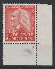 Bund Michel-Nr 175 Eckrand