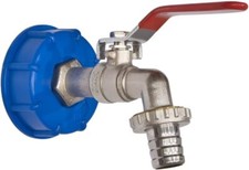 Messing Auslaufhahn Wasserhahn Auslaufventil Chrom Gusseisen IBC Kugelhahn